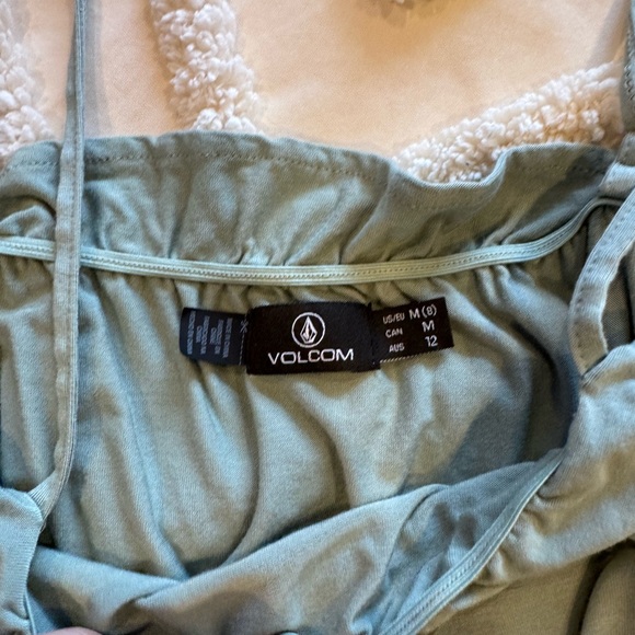 Volcom Teal Butterfly Ruffle Cami - Picture 3 of 3